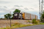 NS GP38-2 High nose Locomotive in the yard